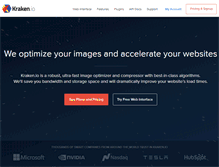 Tablet Screenshot of kraken.io